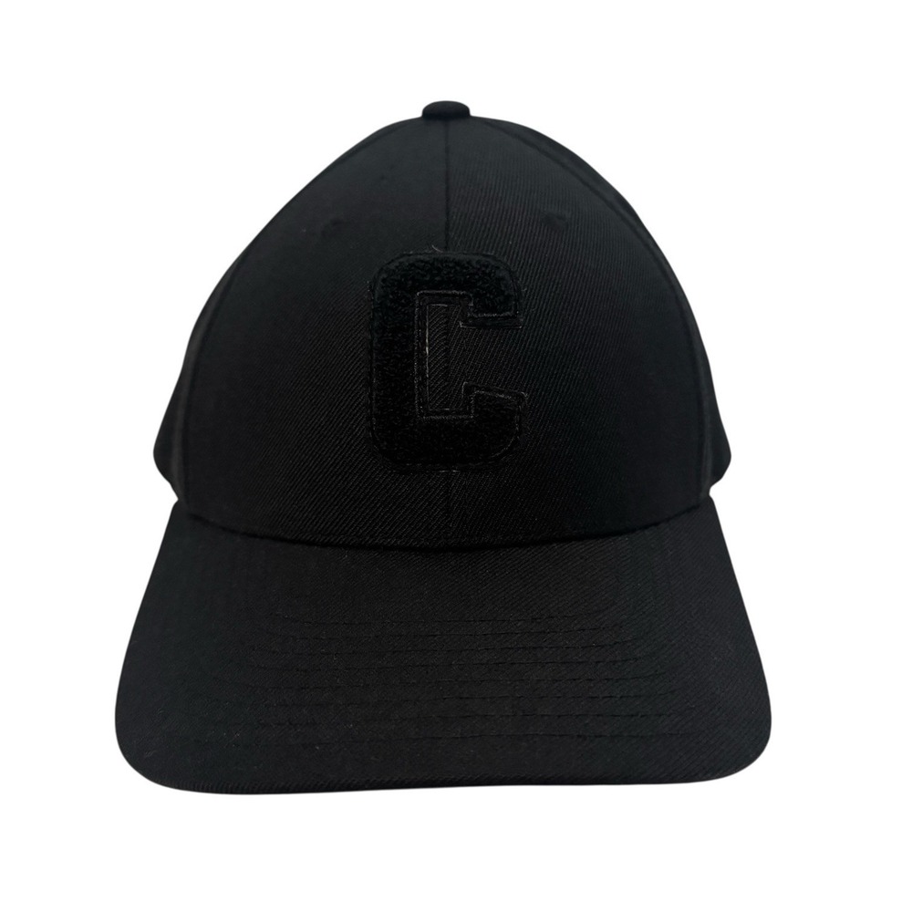 Cuts Clothing Hat Black Snapback Adjustable Cap Embroidered Fleece Logo Athletic